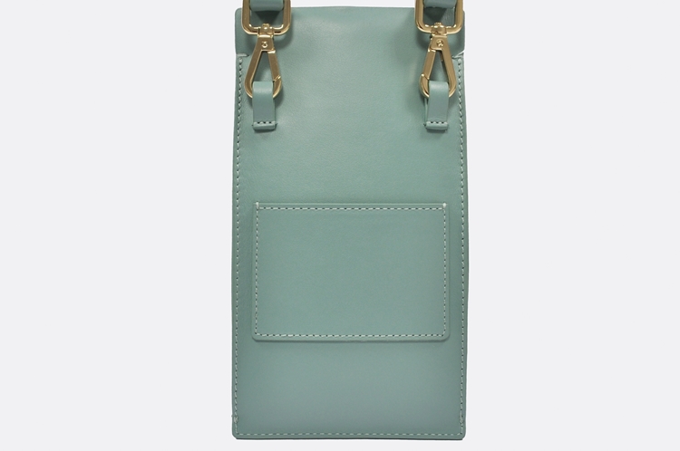 fei phone bag green detail back